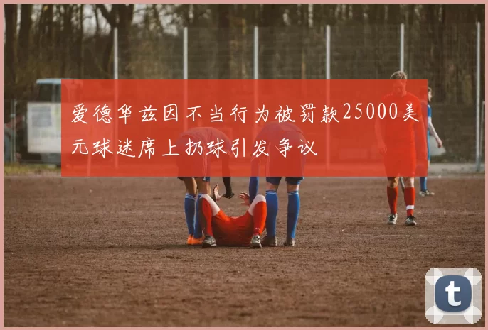 爱德华兹因不当行为被罚款25000美元球迷席上扔球引发争议
